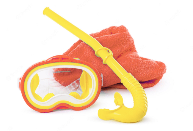 masker snorkel zwembad var