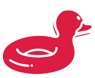 logo piscine bouée canard